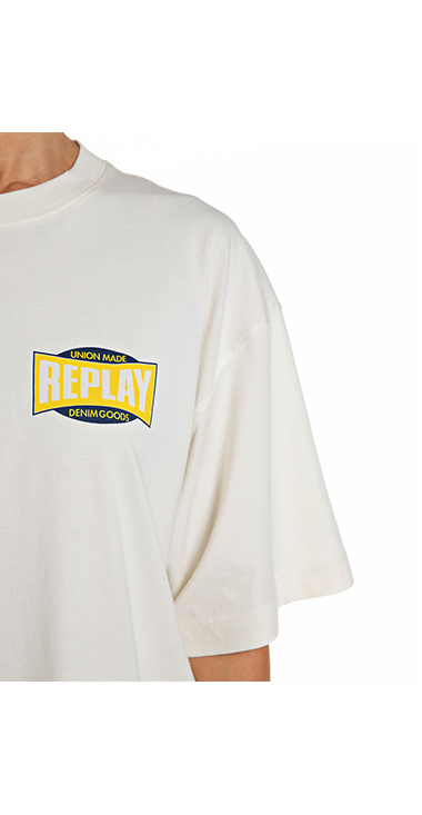 バックプリント オーバーサイズ Tシャツ 詳細画像